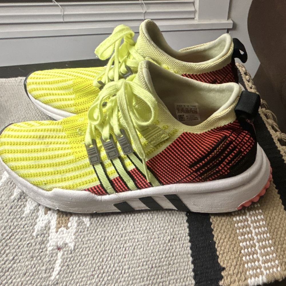 adidas EQT Support Yellow Black Red Men's Athletic Sneakers